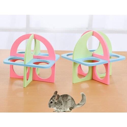 Colorful Cage House Hamster Squirrel Small Pet Exercise Fitness Climbing Toy Small Animals Toys