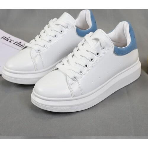 Fashion Sneakers for Women White Casual Shoes Girl Platform Shoes Zapatillas Mujer 2021