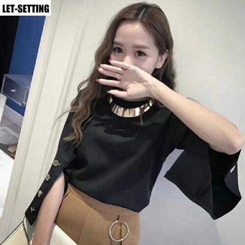 Let－Setting Womens White Shirts