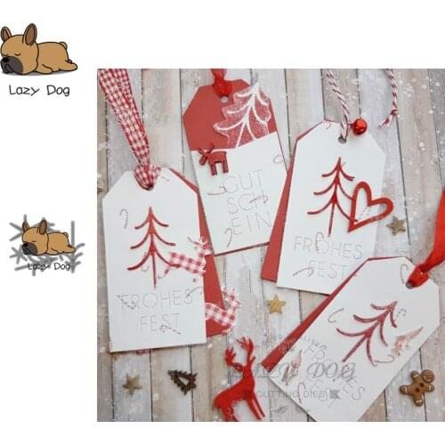 5PCS Tree Plant Metal Cutting Dies Scrapbooking Stencil DIY Decorative Craft Embossing Die Cuts Card Making New Dies For 2019