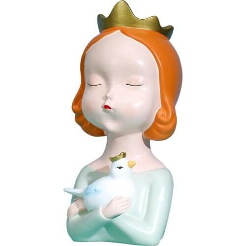 [MGT]Nordic creative angel girl statue decoration modern home decoration fairy tale kingdom girl heart gift