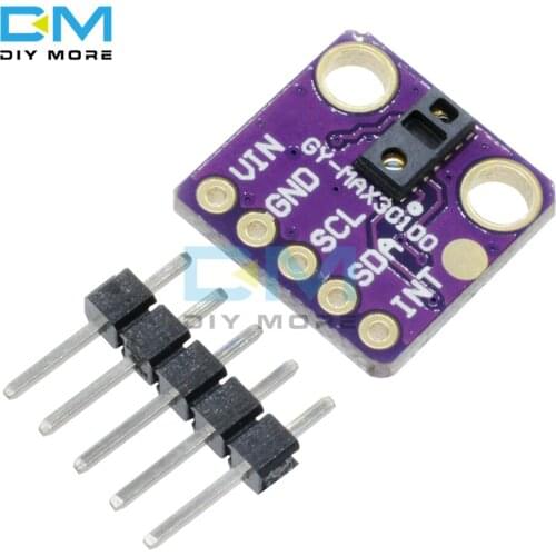 MAX30100 Heart Rate Click Heart Rate IR Sensor Breakout Sensor Module Board for Arduino Diy Electronic LED Photodetector