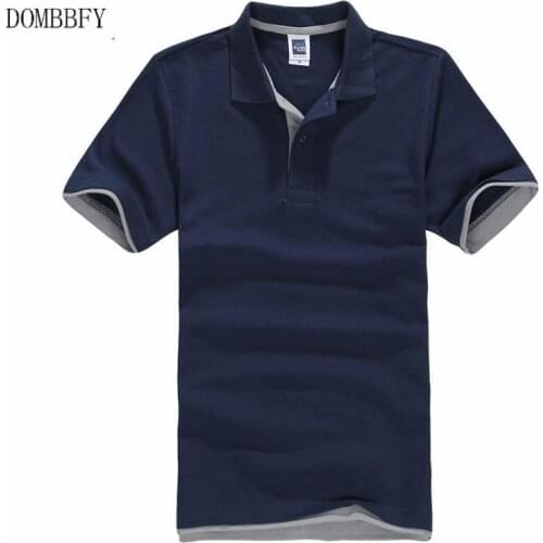 Plus Size XS-3XL Brand Mens Polo Shirt Summer Classic Cotton Short Sleeve Shirt Tops Breathable Polo Hombre Jerseys Golftennis