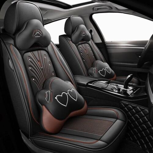 New Leather car seat covers For vw golf 4 5 VOLKSWAGEN polo 6r 9n passat b5 b6 b7 Tiguan accessories covers for vehicle seat