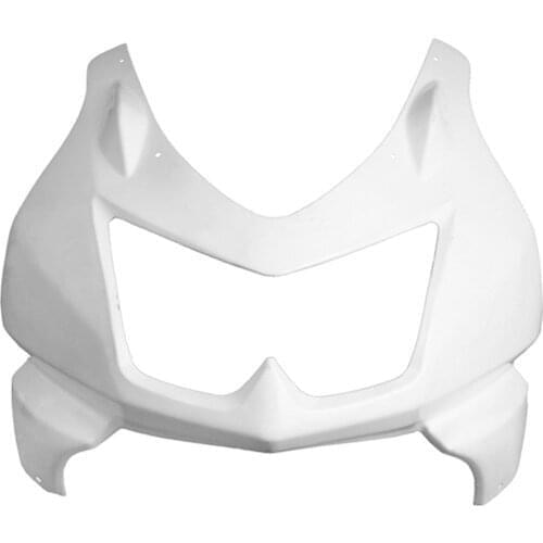 Motorbike Front Nose Fairing Cowl Unpainted White For Kawasaki Ninja 250R EX250 2008 2009 2010 2011 2012 Injection Mold ABS