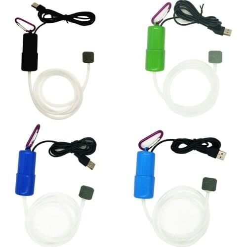 Portable Mini USB Aquarium Fish Tank Oxygen Air Pump Mute Energy Save Compressor N58C