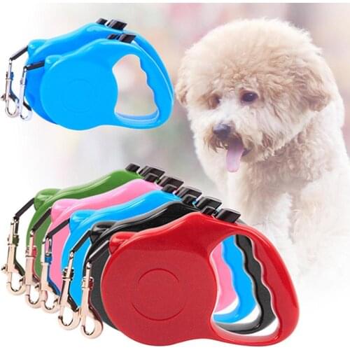 3m 5m Pet traction tape pet supplies Automatic Retractable Pet Dog Cat Puppy Traction Rope Walking Lead Leash dog accessories