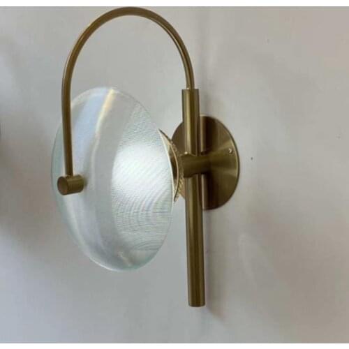 Modern LED Wall Lamp Clear White Glass Living room Bedroom Wall Sconce 110-240V Surface Mount Home Loft Lighting Fixtures