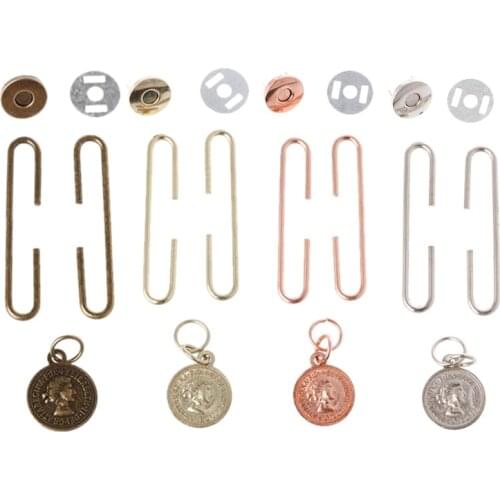 5cm Retro Portrait Metal Purse Bag C-shaped Frame Clasp Magnetic Snap Accessory