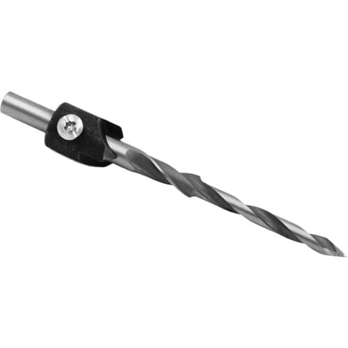 Countersink Drill Bit HSS Flute Wood Deburring Tool Step Guide Carpentry Reamer Chamfer End Milling Drill Bit for Woodworking