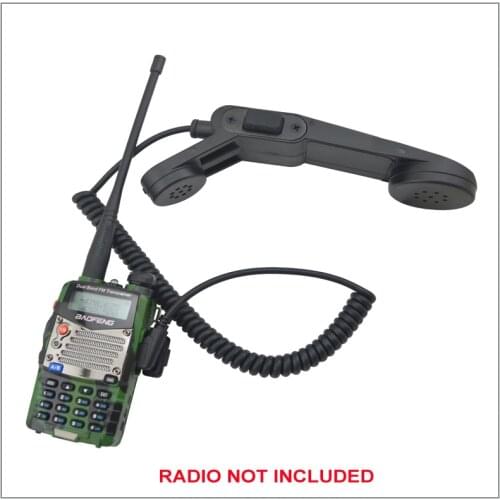 Telephone Style Handset Mic Speaker Microphone FOR Kenwood Baofeng Radio UV-5R,Wouxun KG-UVD1P, TYT MD-390