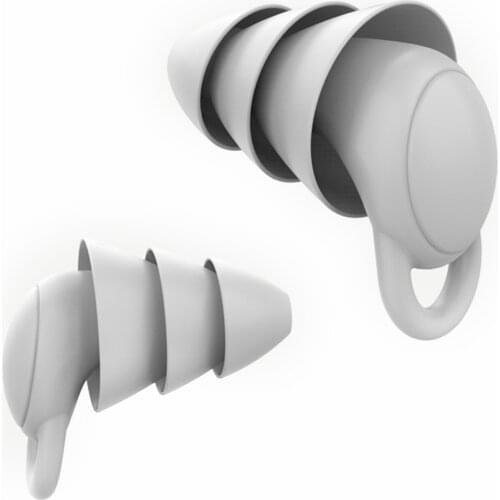 Ear Plugs Reusable Silicone EarPlugs for Sleeping Snoring Swimming Travel Concerts Studying Noise Work 17x14mm TK-ing