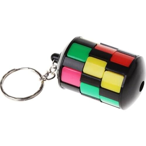 1 PC Magic Cube Puzzle Educational Kids Toys for Children Smart Tower with Keychain Jigsaw Puzzles Anti-stress Funny Games Toys