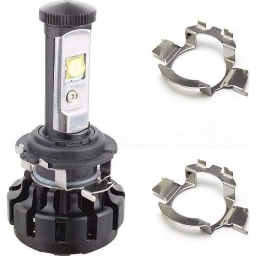 2pcs H7 Refit Xenon Lamp LED Headlight Bulb Holders Adapters Socket for Benz BMW Audi VW Universal Car Accessories 20000h