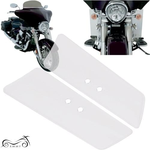 Clear Fork Deflectors Mem5804 For Honda Shadow VT750 1300 R S 1100C2 For Kawasaki VN800B For Yamaha XV1600A For Suzuki VLR1800T