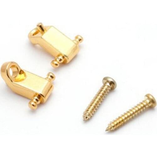 Hot sale 2Pcs Roller String Tree String Retainer Mounting Tree Guide for Electric Guitar Parts Replacement