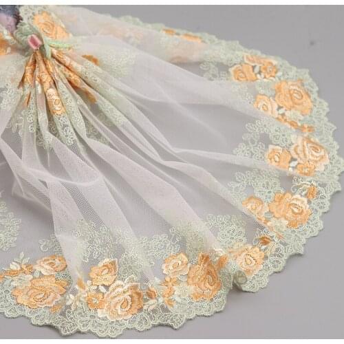 MLAEY 2Yard Exquisite Embroidered Flower Lace Trim High Quality Lace For Craft&Sewing Dress Clothing Accessories 06