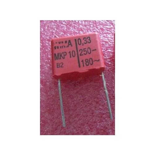 20PCS MKP10 250V 0.33UF 330NF 334 P=15MM CAPACITOR