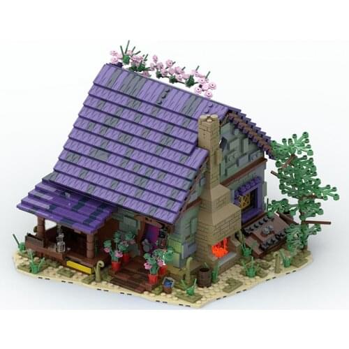 MOC Garden House Creator Expert Forest Construction Friends DIY Home Street View Assembling Model Bricks Building Blocks Toys