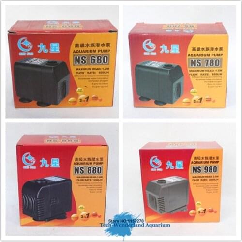 Multi function submersible pump for aquarium amphibious ultra-quiet circulating water pump bomb NS 680/780/880/980