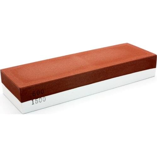 NHM Kitchen knife sharpener 600/1500 grit corundum whetstone oil stone honing stones grinding tool grindstone
