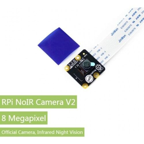 Official Raspberry Pi Infrared Camera Module V2, IMX219 Sensor 8MP 1080P Supports Night Vision