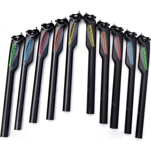 31.6 30.8 27.2*400mm All carbon fiber break the wind seatpost seat tube road bike accessories
