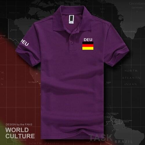 Germany Deutschland polo shirts men short sleeve white brands printed for country 2017 cotton nation team flag new fashion