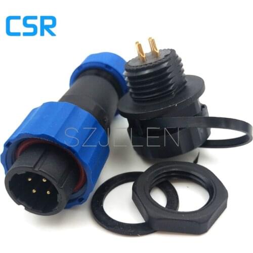 SD16 ,Opening size 16mm, 4 Pin waterproof connector, IP67, cable connector male female. auto connectors, electrical connectors
