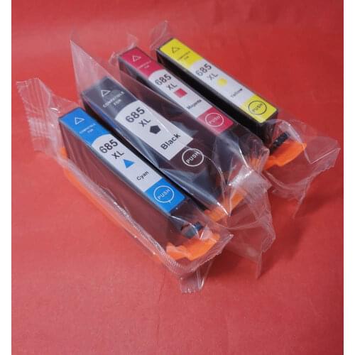 YOTAT 1set Compatible ink cartridge for HP685 HP 685 XL For HP Deskjet Ink Advantage 3525 4615 4625 5525 6525