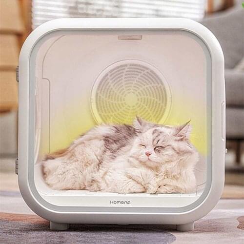 Pet Drying Box 900W 220V Automatic Hair Dryer for Pet Cat Hair Blowing Machine 50L Large Capacity Smart Small Dog Hair Dryer