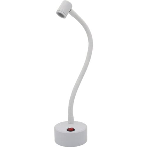 Led battery spot light with switch ,1W 3W 10-50cm hose power free cabinet lamp,rotatable welding,jewelry counter glass lamp