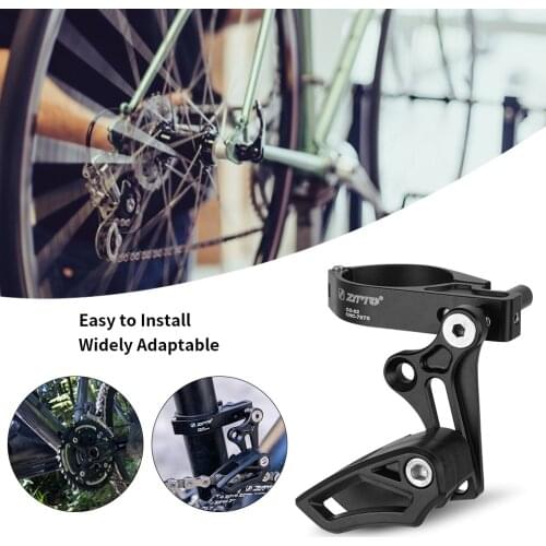 Bike Single-disc Chain Guide Protector Mountain Bicycle Aluminum Alloy Chain Tensioner MTB Accessories