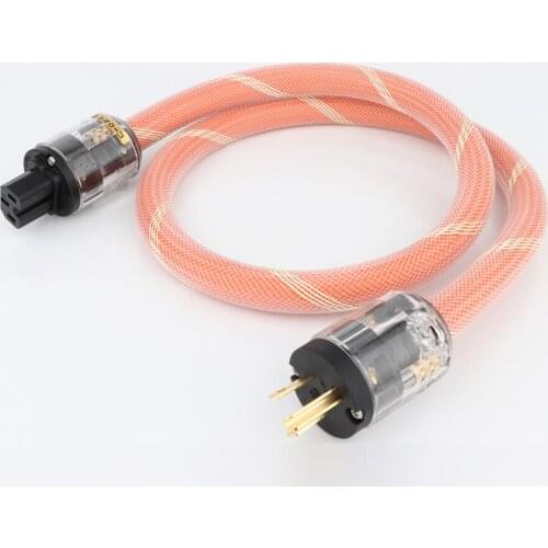 1PC 0.5M-2M Hifi audio HI-End Linn K-800 Audio Power Cable US AC Power Cord Cable Kabel with P-029
