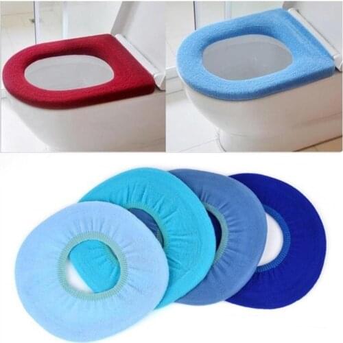 1pc Bathroom Toilet Seat Cover Toilet Cleaning Sticker Soft Comfortable Mat Cover Pad Cushion Wc Accessories Tapa Inodoro