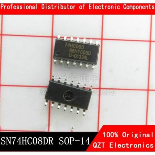 10PCS/LOT 74HC08D SOP14 74HC08 SOP SN74HC08DR SOP-14 SN74HC08 SMD new and original IC In Stock