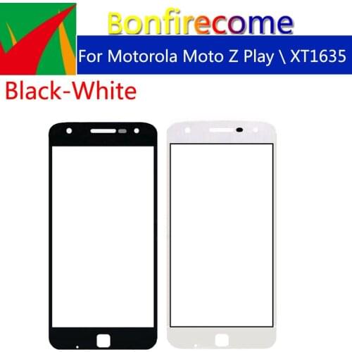 10pcs\lot Touchscreen For Motorola Moto Z Play\Moto Z Play Droid XT1635 Touch Screen Front Panel Glass Lens LCD Outer Glass 5.5"