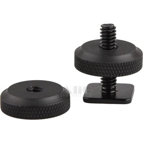 10PCS Metal 1/4 Adapter Screw Camera Flash Light Stand Hot Shoe Adapter DSLR Camera Tripod Mount Screw Wholesale