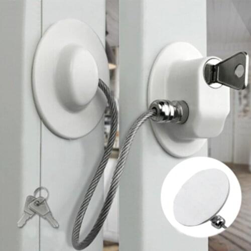 2 Pcs/lot Child Protection Window Lock Baby Safety Castle Child Locks Protection for Windows From Children Window Door Stop Lock