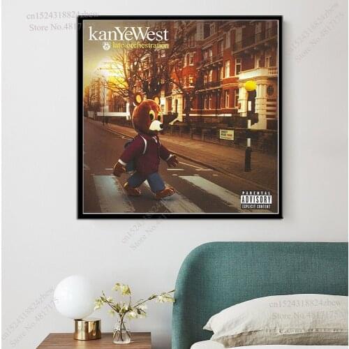 Kanye West Album Poster Canvas Painting Hot Wall Art Pictures Posters and Prints for Home Decoration