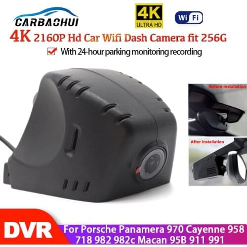 4K Car DVR Wifi Dash Cam Camera high quality Full HD 2160P For Porsche Panamera 970 Cayenne 958 718 982 982c Macan 95B 911 991