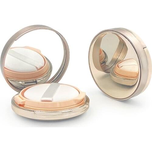 1pcs DIY Beauty Make Up Case Portable Empty Air Cushion Puff Box with Powder Sponge Mirror for BB Cream Foundation Diy Box