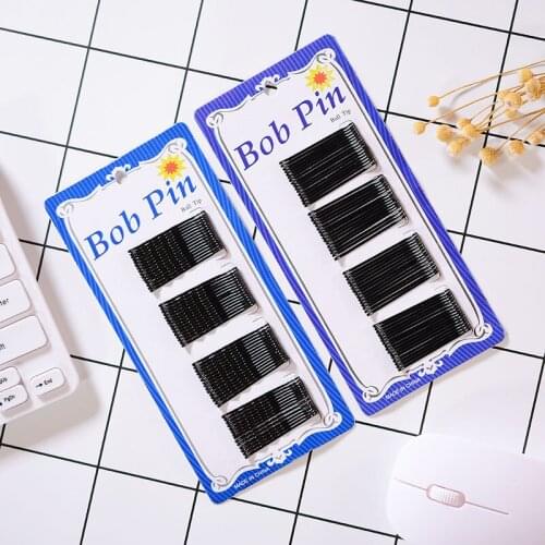 60Pcs/Set Black Hairpins For Women Hair Clip Lady Bobby Pins Invisible Wave Hairgrip Barrette Hairclip Hair Clips Accessories