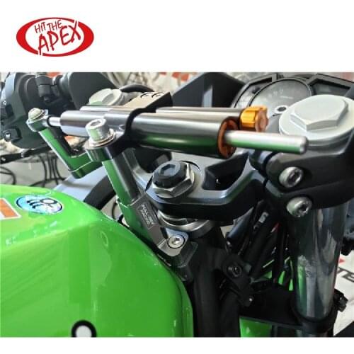 CNC Aluminum Fit for Kawasaki Ninja 400/EX400 2018 2019 2020 Steering Damper Mounting Bracket