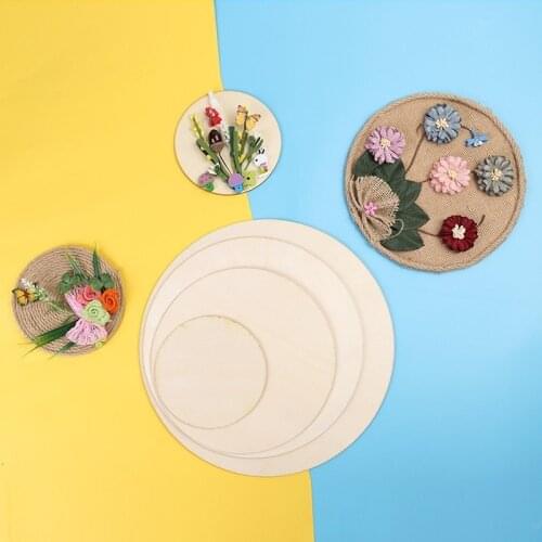 18-20cm Bigh Size Wood Circles for Crafts Unfinished Wood Rounds Wooden Cutouts for Crafts, Door Hanger, Door Design
