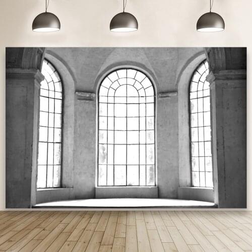 Palace-style Castle French Windows Background Baby Shower Living Room Family Studio Portrait Photography Live Banner Booth Props