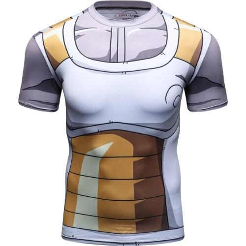 Summer New Mens Gym Shirt Running Shirt MMA Tops Cartoons Printed Outdoor Fitness Sports Shirts