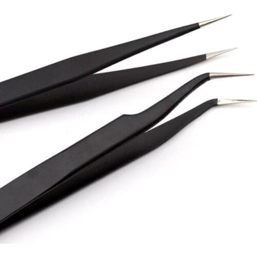 1PC Multifunctional Eyelashes Tweezers Easy To Use Protable Slanted Stainless Eyelashes Eyebrow Clip Makeup Tool TSLM1
