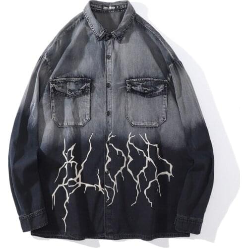 Leopard print embroidered baseball jacket for men