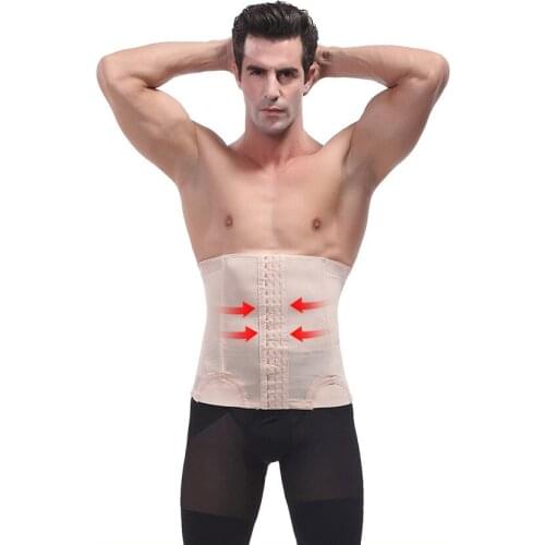XS-3XL 2019 men Shaper Firm Waist Cinchers corset Slim Corset Waist Trainer Belt Modeling Strap Waist Trimmer Girdle Belt